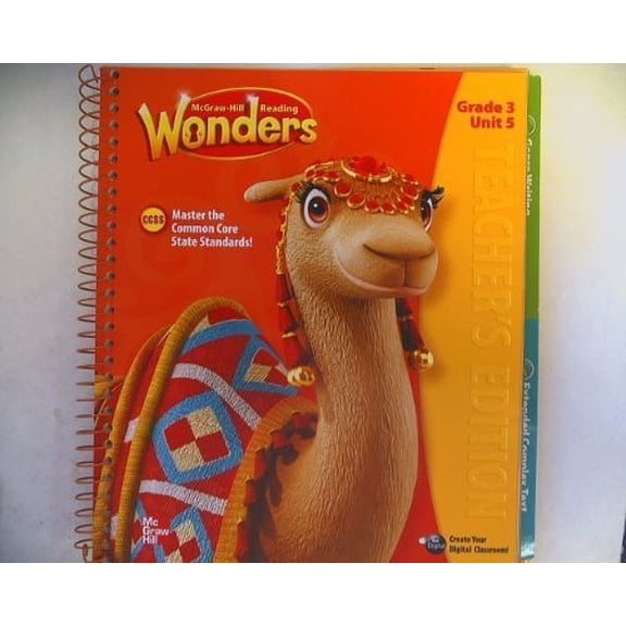 Pre-Owned McGraw-Hill Reading Wonders CCSS Reading/language Arts Program. Grade 3, 9780021186693, 0021186693, Paperback,