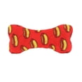thumbnail image 3 of Mighty No Stuff Medium Bone Dog Toy, Red , Squeaky Plastic Core, 3 of 8
