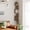 Heather Greige, variant on Corner Shelf Wall Mount 5-Tier Floating Corner Bookshelf Plant Shelf for Bedroom Living Room Bathroom Home Office White