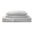 thumbnail image 2 of Brielle Home Vida Clipped Jacquard 180 Thread Count 100% Cotton Sheet Set & Pillowcase, 2 of 12