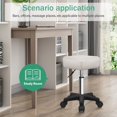 thumbnail image 3 of Taburete rodante FURWOO, hexagonal, ajustable en altura con ruedas, 3 of 7