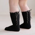 thumbnail image 5 of RFQWOVSR Baby Girls' Ruffle Bow Knee High Socks with Non-Slip Design, 5 of 6