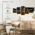 thumbnail image 5 of Elephant Stock Dirt Bike Wall Art - Horizontal Multi Panel Canvas - Living Room Wall Decor - Sports Multi Panel - Brown And Blue Decor - 55" x 24", 5 of 8