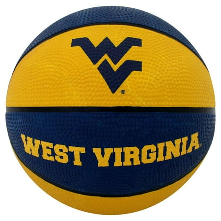 - West Virginia Mountaineers Mini Rubber Basketball