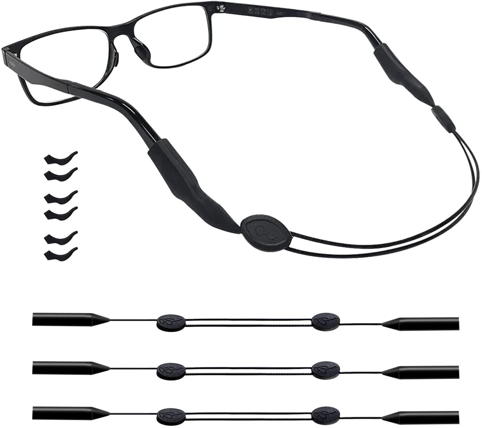 Glasses Strap Adjustable,3 Pack Universal Eyeglasses Strap, for Boys and Girls、Women And men