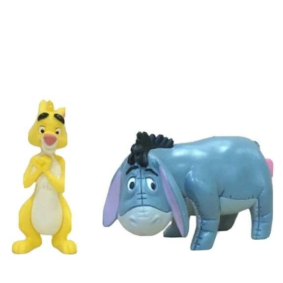 Yellow Rabbit & Eeyore PVC Cake Topper 3” Figure Figurine New Pooh Holiday Gift New