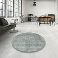 thumbnail image 3 of Ahgly Company Indoor Square Contemporary Gray Persian Area Rugs, 3' Square, 3 of 6
