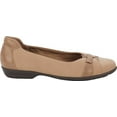 thumbnail image 3 of Women's Walking Cradles Freya Ballet Flat Light Taupe Nubuck/Patent Lizard Print 13 M, 3 of 7