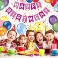 thumbnail image 4 of Banner de cumpleaños Woizoeiy, rosa intenso, para niñas, princesa, 4 of 7