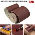 thumbnail image 2 of 1Roll 32ft 80-600Grit Emery Cloth Roll Polishing Sandpaper For Grinding Tools, 2 of 6