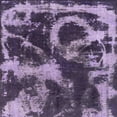 thumbnail image 1 of Ahgly Company Indoor Square Abstract Purple Abstract Area Rugs, 6' Square, 1 of 6