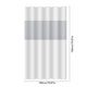 thumbnail image 3 of Cortina de ducha impermeable de EVA empalmada, 180 x 180 cm | Cortina de baño gruesa sin perforaciones con ganchos | Panel impermeable y permeable a la luz, material EVA duradero | Negro, blanc, 3 of 5