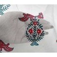thumbnail image 4 of oneOone Viscose Chiffon Fabric Leaves|Bird & Floral Block Print Fabric BTY 42 Inch Wide, 4 of 4