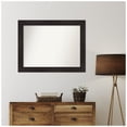 thumbnail image 4 of Amanti Art Custom Framed Wall and Bathroom Mirror (30.75 x 39.75 in.), Furniture Espresso Frame, 4 of 7
