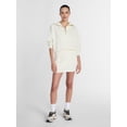 thumbnail image 3 of Athletic Works Women's and Women's Plus Quarter-Zip Sweatshirt, Midweight, Size XS-4X, 3 of 6
