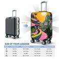thumbnail image 4 of Naloa Retro Futuristic Landscape Elastic Suitcase Protector, Travel Suitcase Protector Cover Fits 18-32in Suitcase(No luggage included)-Large, 4 of 7