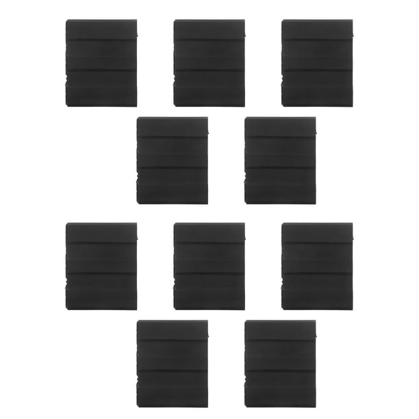 10PCS Caja de transporte de dardos de plástico Estuche de transporte de dardos portátil Protector de aguja de dardos para el hogar al aire libre (Negro)