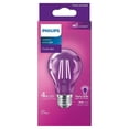 thumbnail image 3 of Foco Led A19 Philips 4W Morado Para Exteriores, 3 of 3