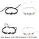 thumbnail image 4 of Guardurnaity Conjunto de colgante de tejida de Tai Chi, cadena de mano, decoración para mujer, accesorios elegantes, pulseras de cuerda trenzada, Ropa, zapatos y accesorios Miscelánea Blanco, 4 of 6