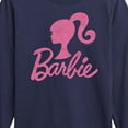 thumbnail image 3 of Barbie - Barbie Logo Pink Glitter - Toddler And Youth Long Sleeve Graphic T-Shirt, 3 of 5