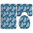 thumbnail image 1 of ABPHQTO Bandera de Finlandia Eat Earth Juego de alfombras de baño de 3 piezas Alfombra de baño Alfombra de contorno y tapa de inodoro ABPHQTO Cont-CHAPPLE-30574, 1 of 2