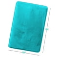 thumbnail image 6 of Nestl Absorbent Memory Foam Bath Mat Bathroom Rug, Teal, 20"X30", 6 of 7