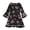 black, variant on Alfani Womens Floral Fit & Flare Dress, Black, 14
