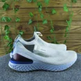 thumbnail image 4 of Nike Epic Phantom React Flyknit Women Sneaker Shoes White Fabric Slip On Sz 6.5, 4 of 6