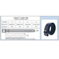 thumbnail image 5 of Gelante Genuine Full Grain Leather Belt Strap Without Belt Buckle. Navy-2XL, 5 of 5