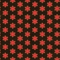thumbnail image 1 of Ahgly Company Indoor Square Patterned Blood Red Brown Area Rugs, 4' Square, 1 of 6