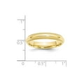 thumbnail image 4 of Primal Gold 10 Karat Yellow Gold 4mm Milgrain Comfort Fit Band Size 14, 4 of 5