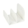 thumbnail image 4 of Desktop Book Ends Practical Plastic Desktop Book Storage Rack Organizer, Lightweight and Easy to Clean, Simple Shape, Designed for Office Desktop Books and Documents Storage, 4 of 8