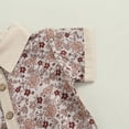 thumbnail image 6 of Bullpiano Toddler Baby Boys Girls Sister & Brother Outfits Floral Layered Romper/Dresses/Floral Shirt+Shorts Set 0-4Y, 6 of 7