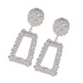 thumbnail image 1 of Pendientes colgantes Metal trapezoidal geométrica Zulema Plata, 1 of 7