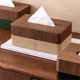thumbnail image 5 of Dispensador de servilletas faciales rectangular creativo for sala de estar, caja de pañuelos magnética de cuero for escritorio, 5 of 6