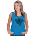thumbnail image 4 of Butterfly Moth Key Spiritual Meaning Tank Top Tee Shirt Women Brisco Brands 2X, 4 of 6