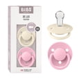 thumbnail image 1 of Chupones Bibs The Lux Silicon Ivory Baby Pink 0-3 Años 2 Pza, 1 of 7