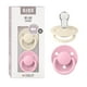 thumbnail image 1 of Chupones Bibs The Lux Silicon Ivory Baby Pink 0-3 Años 2 Pza, 1 of 7