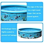 LELINTA Inflatable Pool, Children's Swimming Pool Blow Up Pool for Family Kids Backyard Foldable, Outdoor Lawn Water Toys, Inflatable Swimming Pool Kiddie Pools