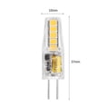 thumbnail image 2 of Lámpara 12V AC/DC G4 Bombilla LED 2W SMD2835 10LED Bombilla de araña (WW), 2 of 5
