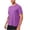Purple, variant on Men's Running Workout Shirts Short Sleeve Athletic T-Shirt Quick Dry Breathale Moisture Wicking Tops (XL, Light Blue)