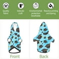 thumbnail image 5 of Bingfone Graduation Hats1 Dog Clothes Hoodie, Pet Winter Coat,Puppy Sweatshirts for Small Dogs Boy Girl,Suitable for All Breeds-Large, 5 of 6