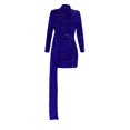 thumbnail image 2 of KaLI_store Formal Dresses Wedding Guest Dresses for Women Long Sleeve Modest Dresses for Woman, Formal Fit Flare Bridesmaid Dress Blue,L, 2 of 5