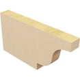 thumbnail image 5 of Ekena Millwork 2"W x 8"H x 16"L Newport Woodgrain TimberThane Rafter Tail, Primed Tan, 5 of 6