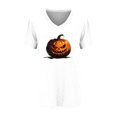 thumbnail image 4 of Bovemsi Cute Summer Tops Soft Loose‑Fit V‑Neck Graphic Short‑Sleeve Prints Fashion Outfits Clothes Breathable L, 4 of 4
