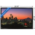 thumbnail image 3 of Cityscapes - Seattle, Washington Wall Poster, 22.375" x 34", Framed, 3 of 3