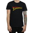 thumbnail image 3 of DC Comics Mens Superman Telescopic Crackle Logo T-Shirt, 3 of 5