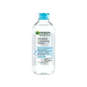 Garnier SkinActive Micellar Cleansing Water All in 1 Removes Waterproof Makeup, 13.5 fl oz
