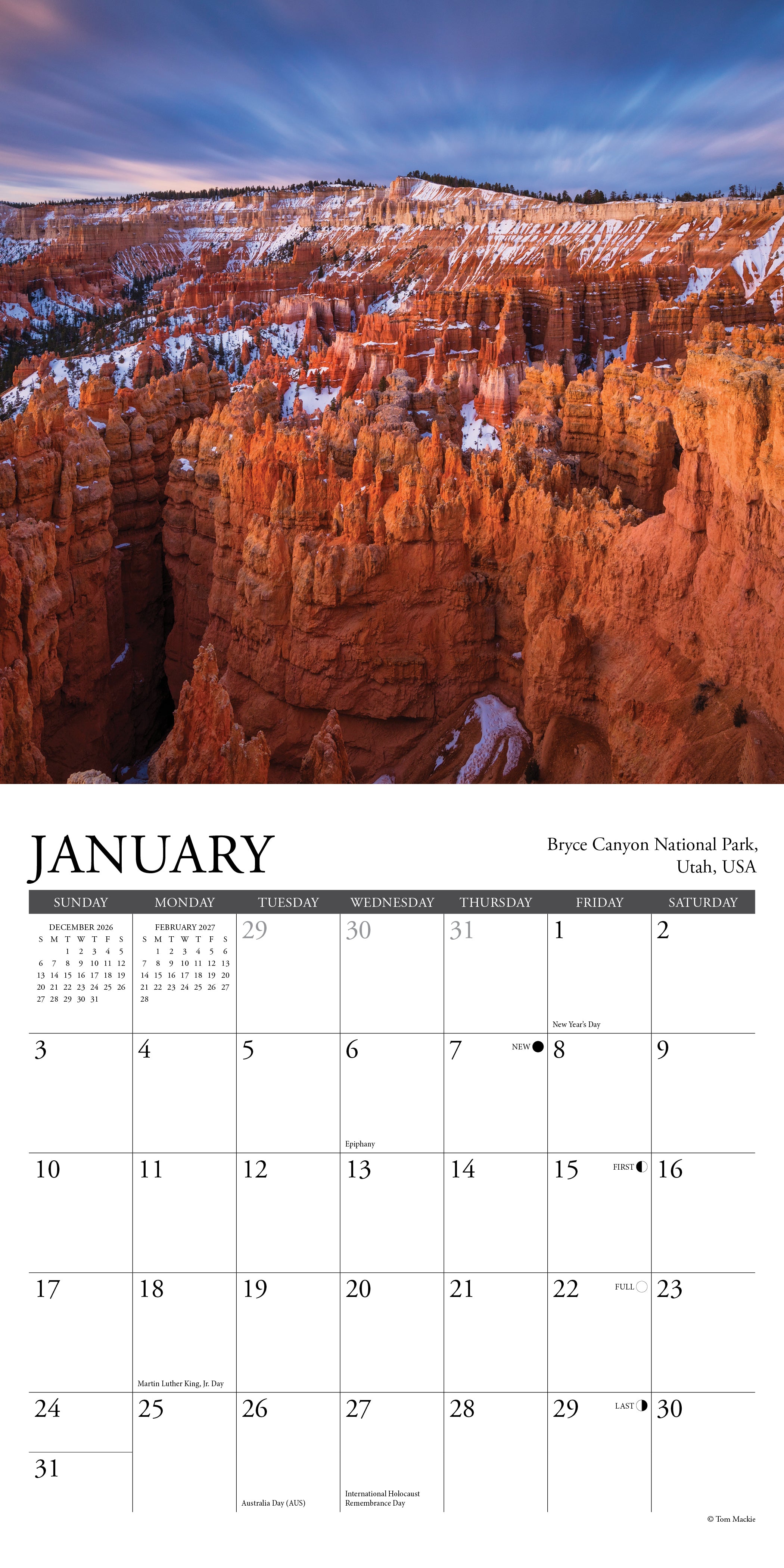 Willow Creek Press, Wanderlust 2027 Mini Wall Calendar