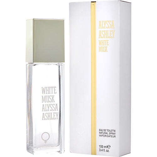 ALYSSA ASHLEY WHITE MUSK by Alyssa Ashley EDT SPRAY 3.4 OZ For WOMEN